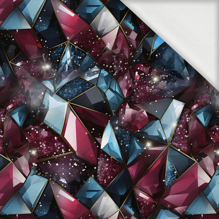 Gilded Glamour wz. 2 - looped knit fabric with elastane ITY