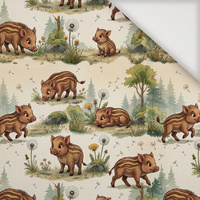WILD BOAR WZ. 1 - Tkanina na obrusy