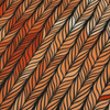 BRAID / orange - Waterproof woven fabric