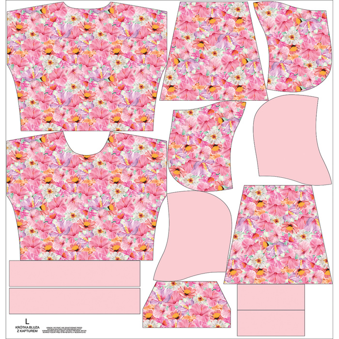 Cropped Hoodie (IDA) - STOCKROSEN - Nähset - S