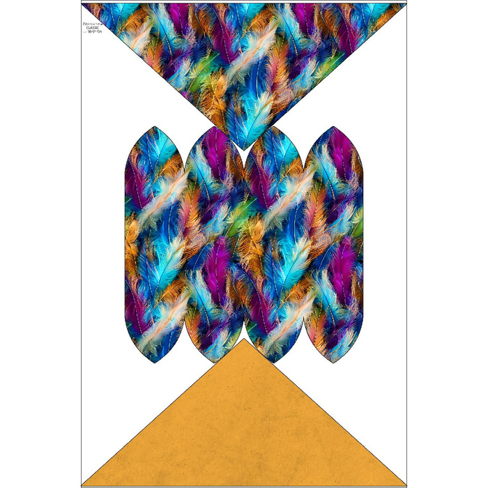 KID'S CAP AND SCARF (CLASSIC) - NEON FEATHERS 59-61