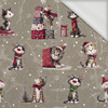 CHRISTMAS PETS WZ. 4 - French Terry mit Elasthan