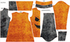 “MAX” KINDER TRAININGSJACKE - KÜRBIS - Funktionsstoff (Maschenstoff) (146/152)