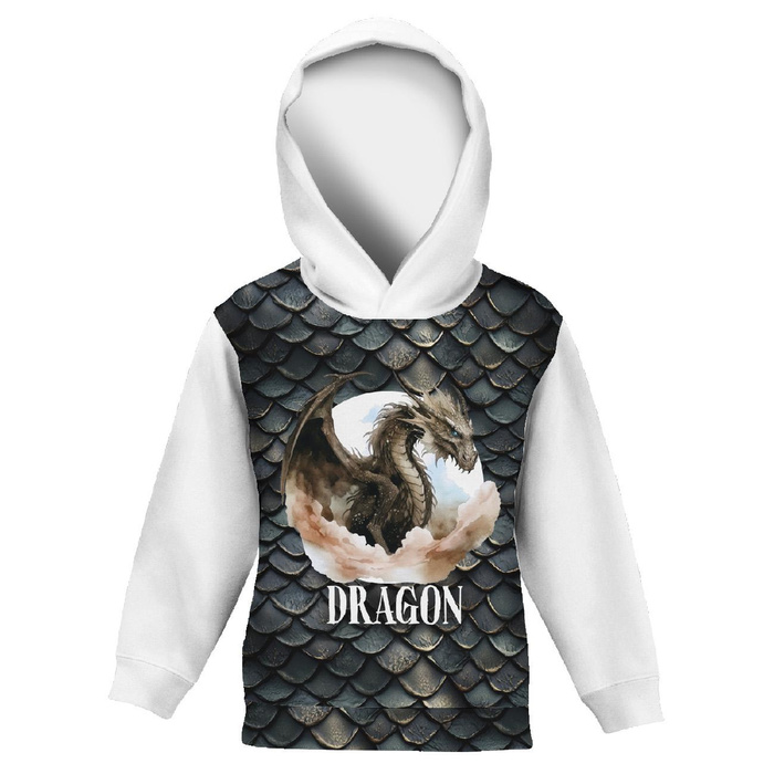 KID'S HOODIE (ALEX) - dragon gray - sewing set