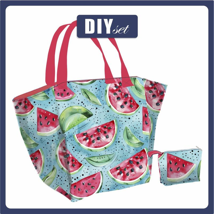 Torba XL z saszetką 2 w 1 - Tutti Frutti wz.4 - zestaw do uszycia