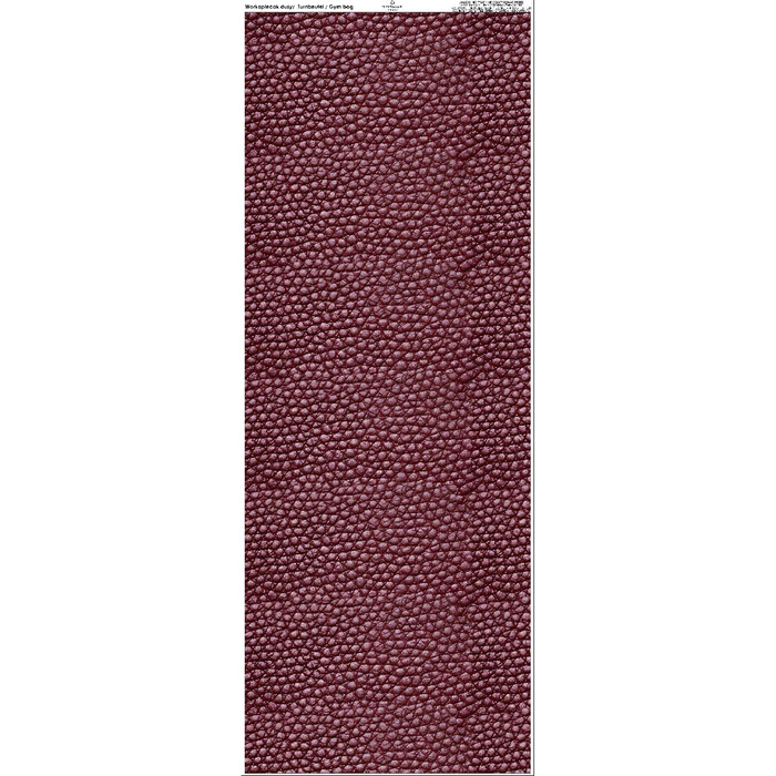 TURNBEUTEL - LEATHER PATTERN MS.9 - klein