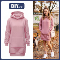 DIY Set - HOODIE "LUXA" - PINK QUARTZ - M/L