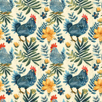 Folk Art wz.8 - looped knit fabric