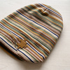 Czapka "Smerfetka" - RETRO EARTH STRIPES / Rozmiar do wyboru