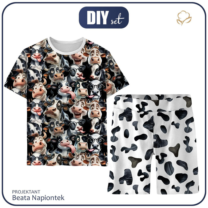 CHILDREN'S PAJAMAS "ADA" - ANIMALS PAT.11 - sewing set