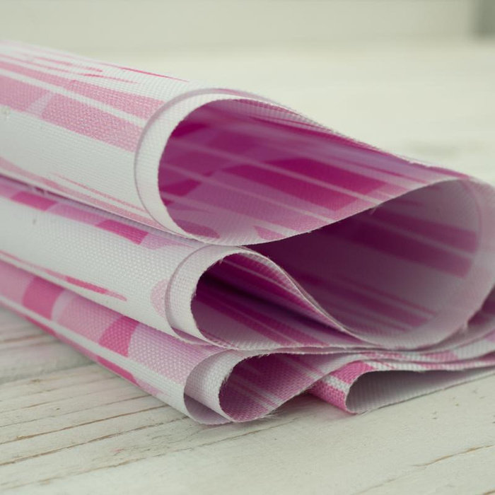 DRZEWA (adventure) / różowy  - tkanina wodoodporna