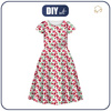 KID'S DRESS "MIA" - CHERRIES / PAT. 5 - sewing set (110/116)