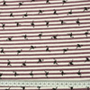 STRIPED FLAMINGOS / aubergine - single jersey TE210