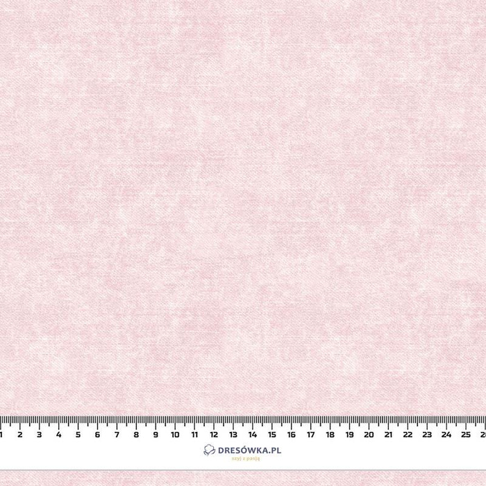 ACID WASH / PALE PINK - looped knit fabric