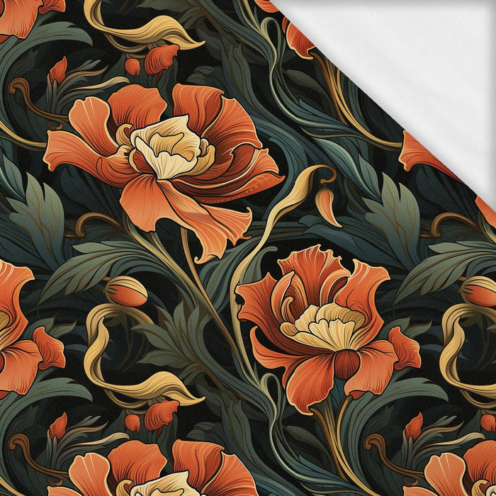 AUTUMN FLOWERS WZ.16- single jersey with elastane ITY