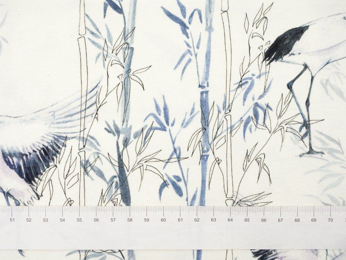 CRANES - Viscose jersey WE210