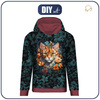 CLASSIC WOMEN’S HOODIE (POLA) - Animals mandala wz.12 - sewing set M