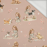 Doggy & Girl - dresówka pętelkowa