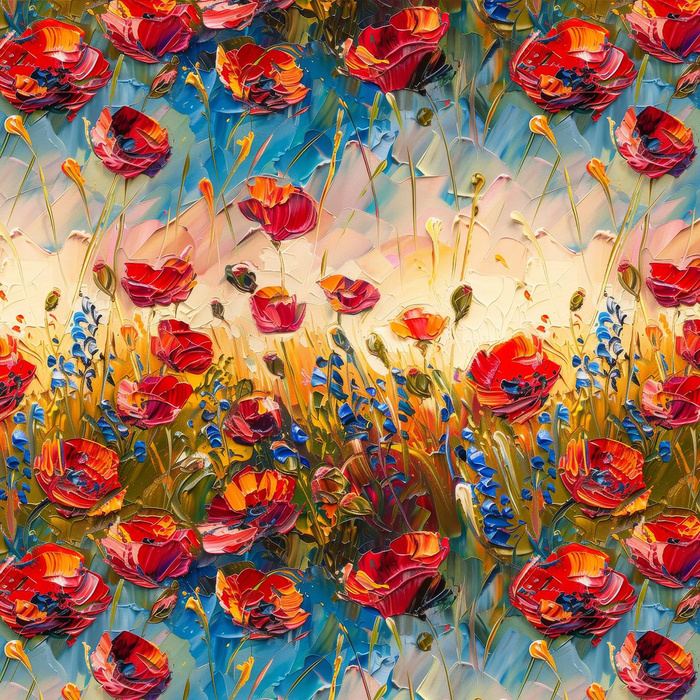 FLOWERS WZ.33 - quick-drying woven fabric