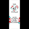 Wszywka dziewczęca 'KWIATY" DE - rozmiar 80 - Komplet 9 szt