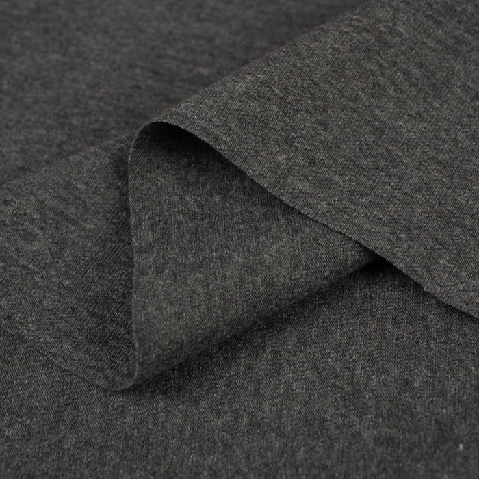 D-08 MELANGE GRAPHITE - t-shirt with elastan TE210