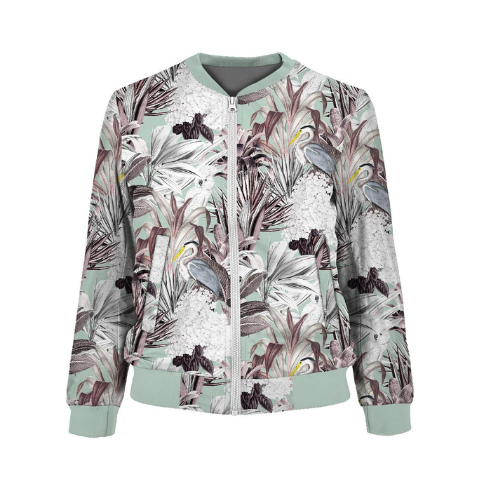 BOMBERKA DAMSKA (KAMA) - LUXE TROPICAL wz. 1 - zestaw do uszycia S