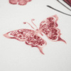 ALWAYS BEAUTIFUL (GLITTER BUTTERFLIES) / white - PANORAMIC PANEL 60 cm
