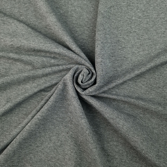 Viscose French Terry - MELANGE GRAPHITE D-08