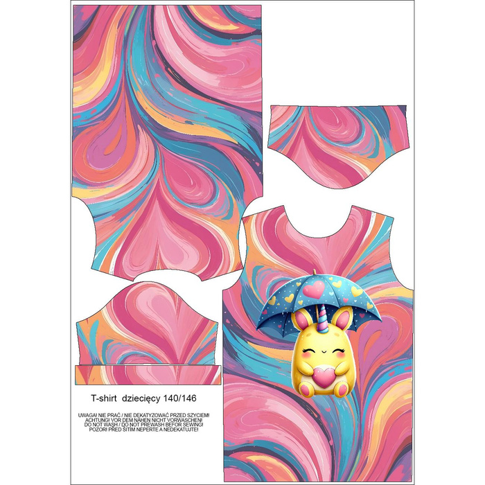 KID’S T-SHIRT - VALENTINE'S DAY / MONSTER - sewing set