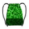 GYM BAG - PIXELS pat. 2 / green - small