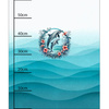 CUTE ANIMALS wz.6 - panel (60cm x 50cm) SINGLE JERSEY