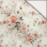 PASTEL FLOWERS WZ. 26 - lekka dzianina drapana