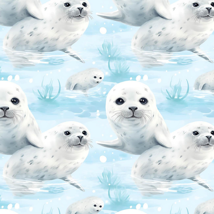 ARCTIC SEAL - Baumwoll Musselin
