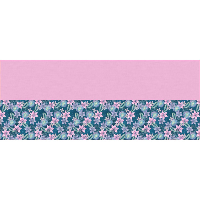 KNOPFSCHAL - WASSERWELT Ms. 1 (marine) - Nähset