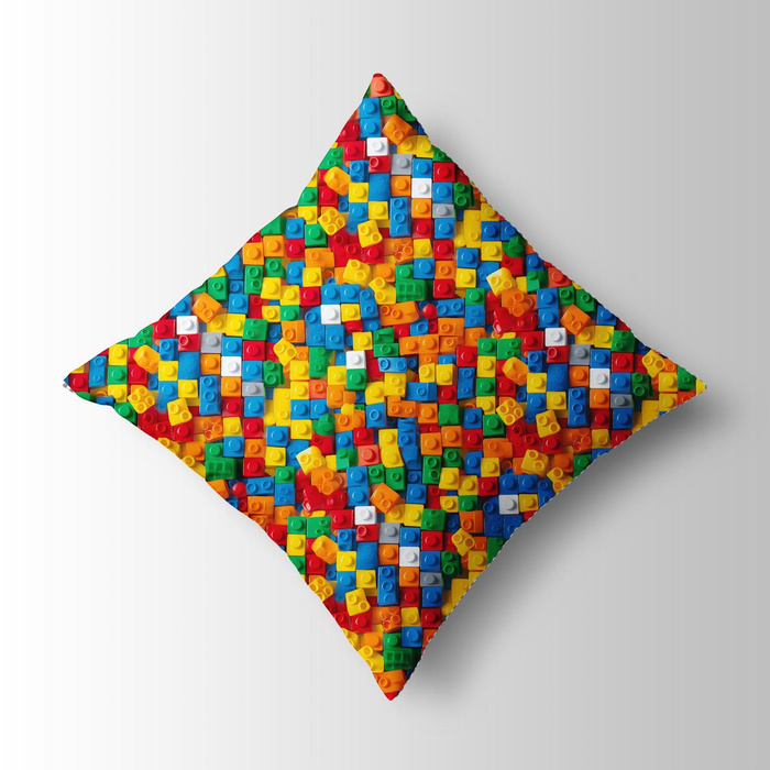 COLORFUL BLOCKS M. 2 - Viskose Jersey