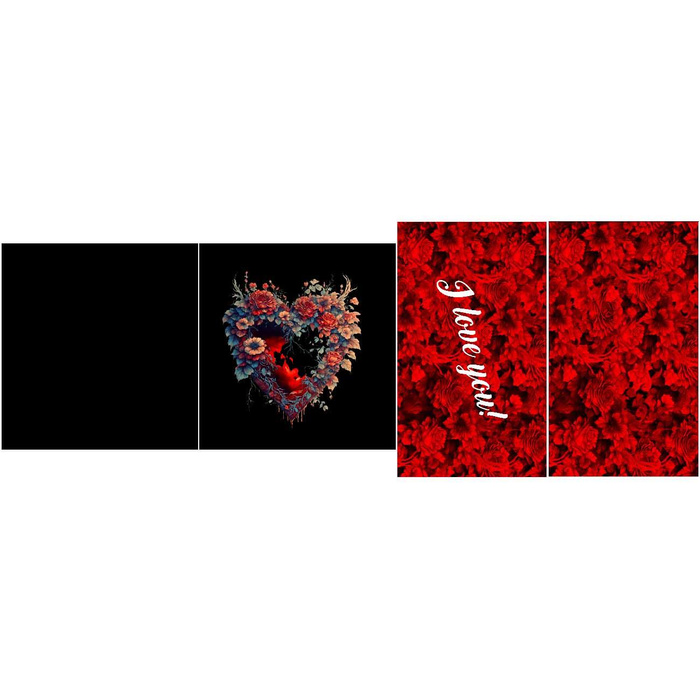 DEKO-KOPFKISSEN - FLOWER HEART - Nähset