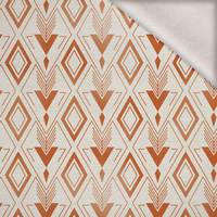 GEOMETRIC MINIMAL WZ. 2 - teplákovina počesaná s elastanem ITY