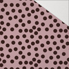 POLKA DOTS WZ. 9 - Hydrofobní česaná teplákovina