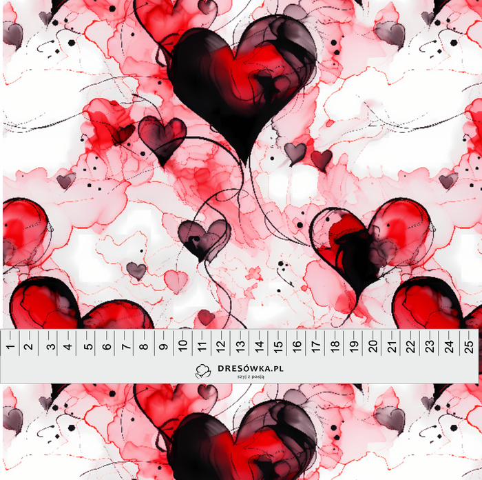 VALENTINE'S DAY 12 - Hydrofobní česaná teplákovina