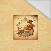 TRAVEL TIME MS. 11 - Paneel (75cm x 80cm) Wasserabweisende Webware