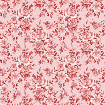 ROSEN Ms. 1 (rot) - Baumwoll Musselin