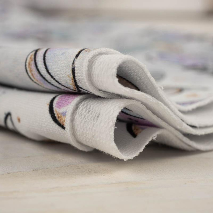 SPACE CUTIES pat. 12 (CUTIES IN THE SPACE) - looped knit fabric