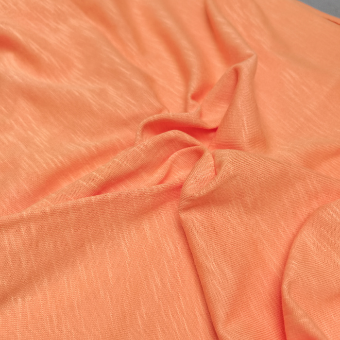 "FLAME" cotton jersey 170g - PAPAYA ORANGE D-108