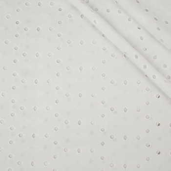 EYELET PAT. 1 / white - openwork jersey
