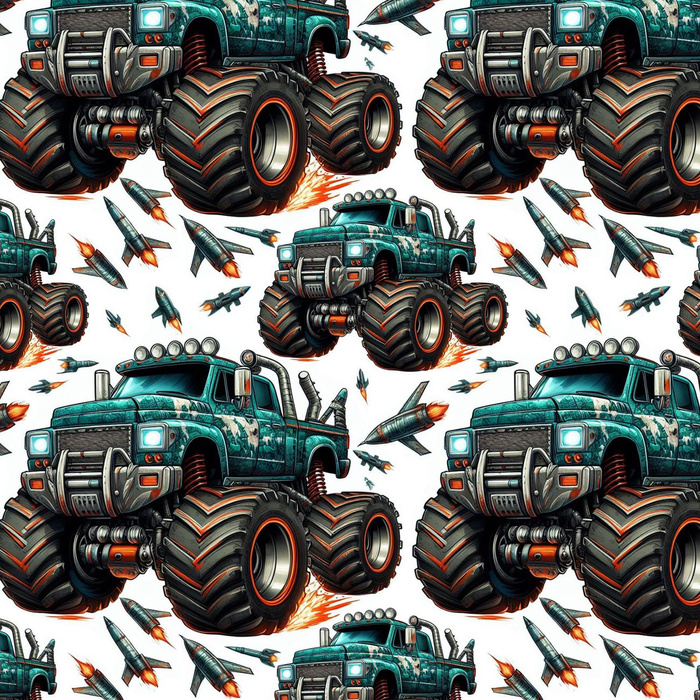 MONSTER TRUCK M. 2 - Lycra 300g