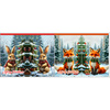 Dárkové pytlíky - CHRISTMAS ANIMALS 2 - Sada šití- VELKÝ