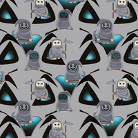 GRIM REAPERS (SCARY HALLOWEEN) - Waterproof woven fabric