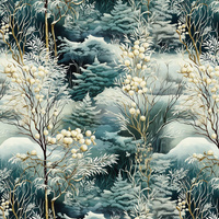 WINTER FOREST WZ. 3 - dresówka pętelkowa