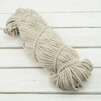 Strings cotton hank  5mm - melange vanilla