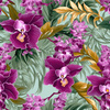 EXOTIC ORCHIDS MS. 3- Polster- Velours